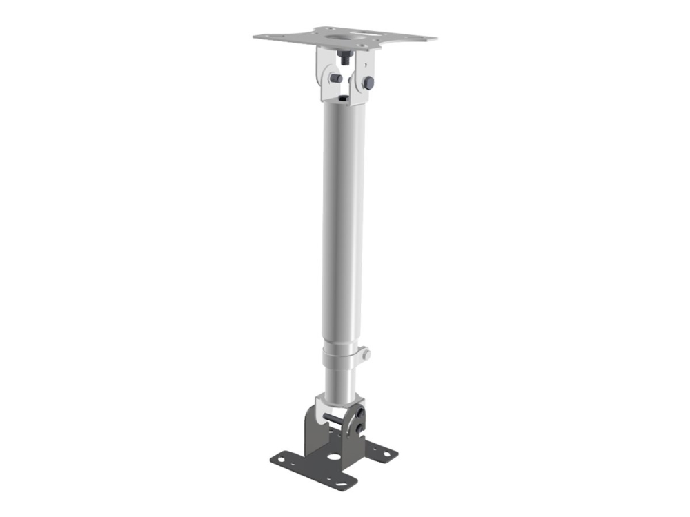Vision - Monteringssæt (Til Loftmontering, Vesa-Plade) - For Fladt Panel - Stål - Hvid, Sort - Skærmstørrelse: 10"-34" - Monteringsgrænseflade: 100 X