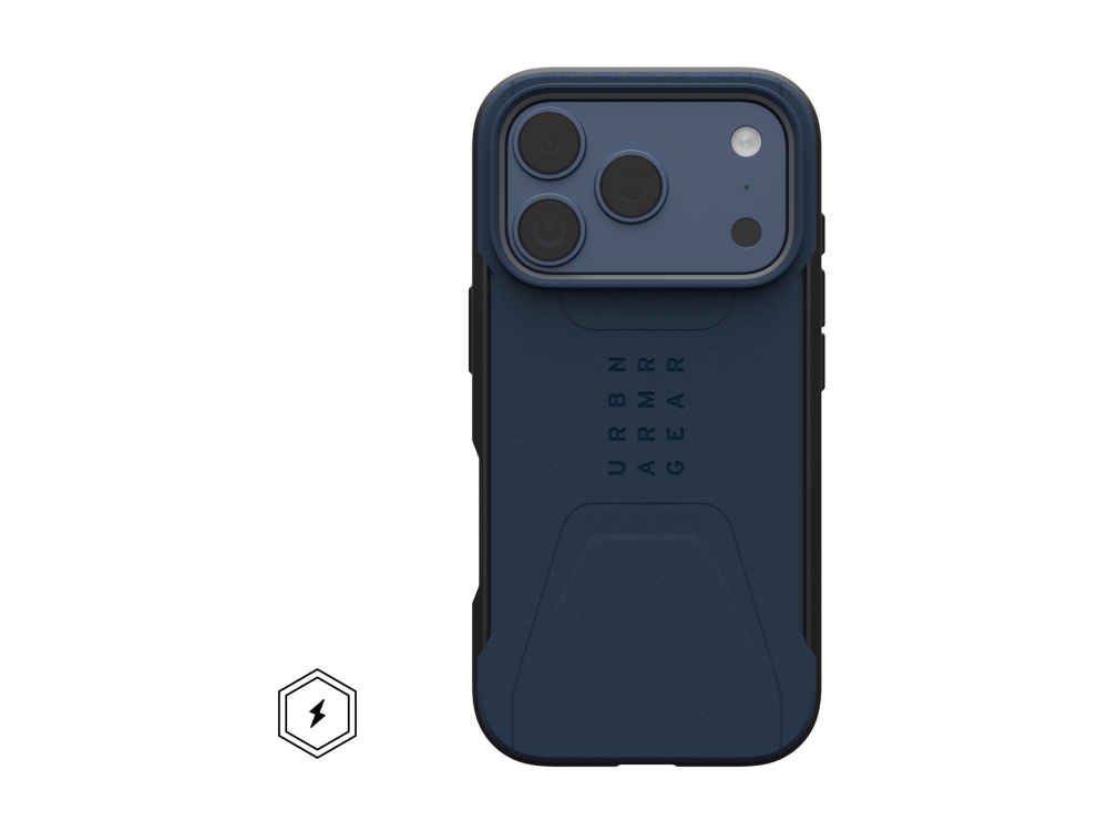 UAG Civilian Series - Bagsidecover til mobiltelefon - MagSafe-kompatibilitet - polykarbonat - mallard - 6.3 - for Apple iPhone 17 Pro Max