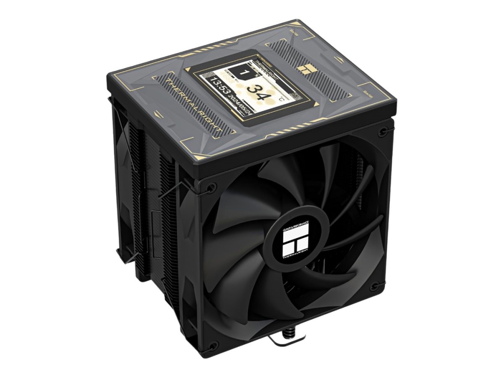 Thermalright Burst Assassin 120 Vision - Processor-Køler - (For: Lga115x Socket, Lga1200, Lga1700, Lga1851, Am4, Am5) - Nikkelbelagt Kobberbase - 120