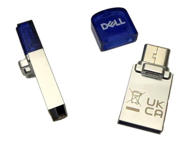 Dell Combo - Usb Flashdrive - 256 Gb - Usb 3.2 / Usb-C
