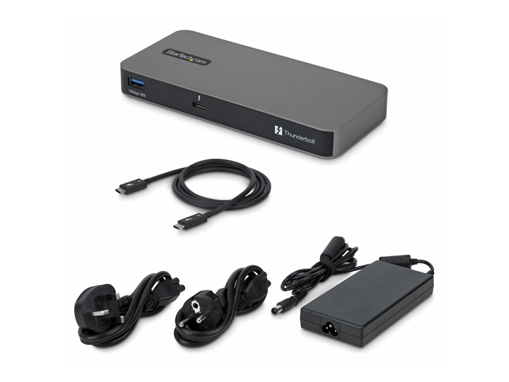 Startech - Dockingstation - Usb4 / Thunderbolt 4 / Thunderbolt 5 - 3 X Thunderbolt 5 - 140 Watt - United Kingdom, Europa