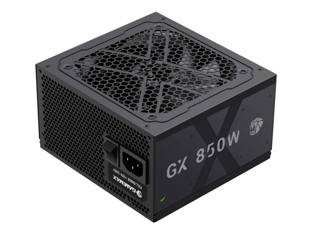 Gamemax Gx Series Gx 850Gf - Strømforsyning (Intern) - Atx12v 2.53 - 80 Plus Gold - Ac 110-240 V - 850 Watt - Aktiv Pfc