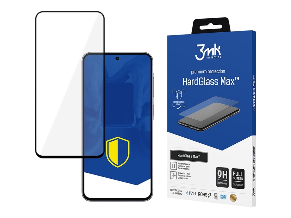 3Mk Hardglass Max Panzerglas Für Samsung Galaxy A36/A56 (Schwarz)