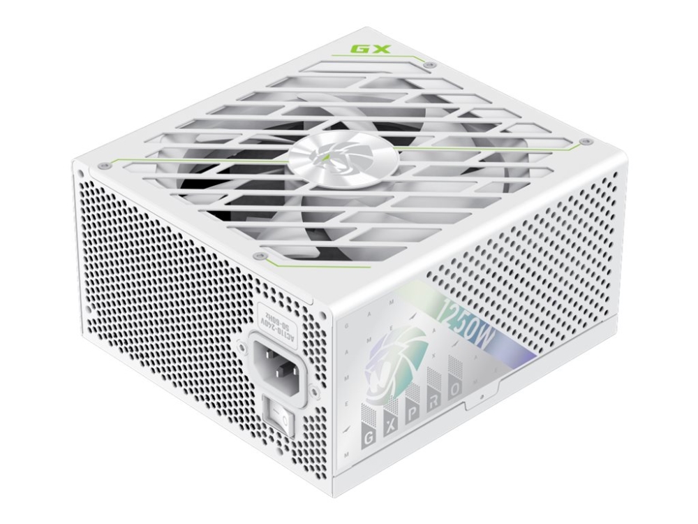 Gamemax Netzteil | Gx Pro 1250G Wh | 1250 W | Gold | Weiß | Full Modular
