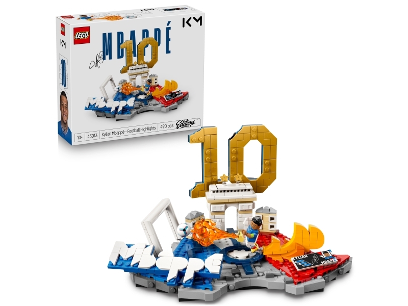 LEGO Editions Football 43013 Kylian Mbappé – fotbollshöjdpunkter | LEGO® - LEGO® teman D-I - LEGO utgåvor | GameStuff