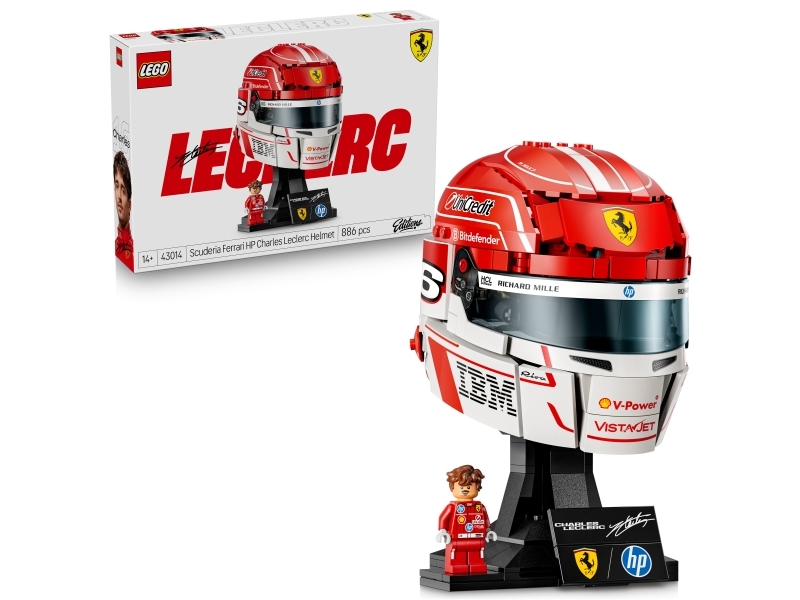 LEGO Editions Formula 1 43014 Scuderia Ferrari HP Charles Leclerc hjälm | LEGO® - LEGO® teman D-I - LEGO utgåvor | GameStuff