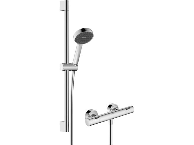 Hansgrohe Activera Select S 95 2jet EcoSmart med Ecostat Fine termostatblandare och handduschsats 65 cm
