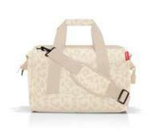 Reisenthel Allrounder M, Frau, Handtasche, Medium, Reißverschluss, Beige, Muster