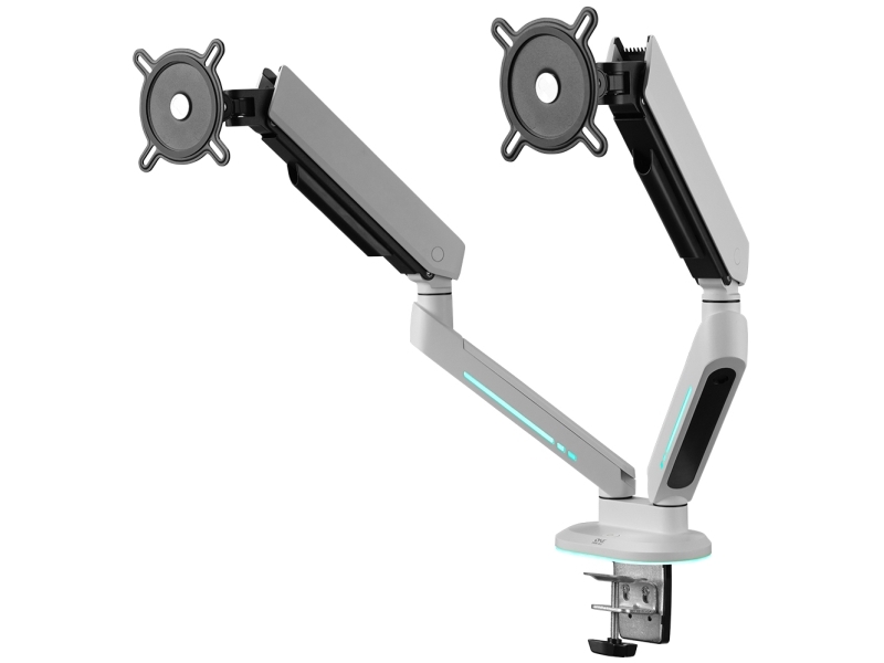 One For All Dm 8220, Klemme/Durchführung, 53,3 Cm (21"), 114,3 Cm (45"), 100 X 100 Mm, Höhenverstellung, Schwarz, Weiß