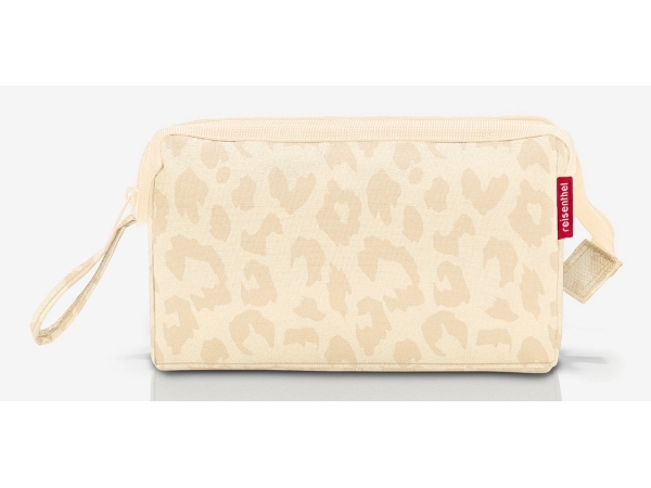 Reisenthel travelcosmetic, Necessär, Vaniljfärgad, Återvunnen polyester, Mönstrad, Dragkedja, 1 fickor | Datortillbehör - KVM & Switchar - Tillbehör | GameStuff