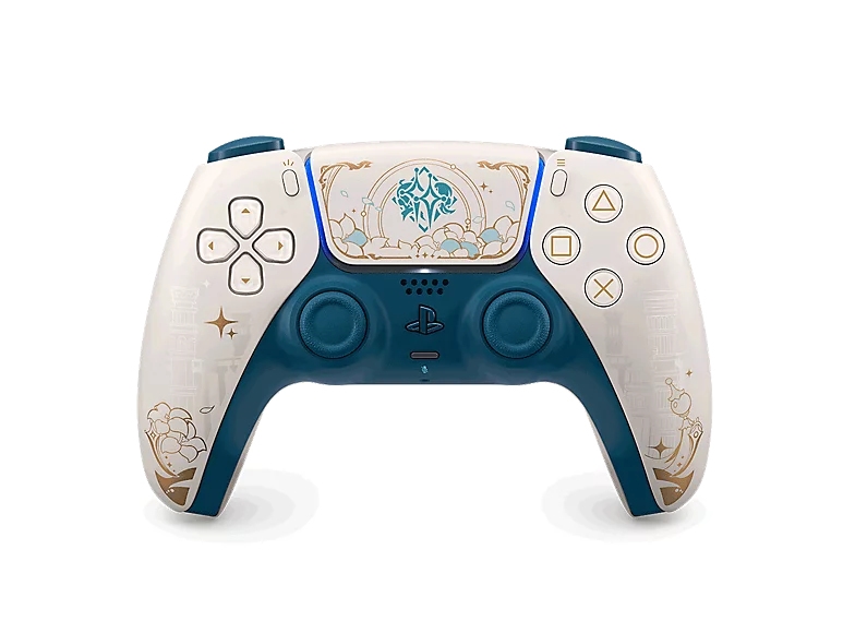 Sony DualSense Wireless Controller - Genshin Impact Limited Edition, Gamepad, Android, MAC, PC, PlayStation 5, iOS, D-måtte, Hjemknap, Knappen Indstillinger, Knappen Del, Analog/digital, Rød/grøn/blå, Kabel & trådløs
