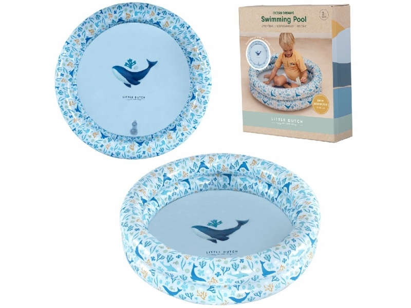 2012388, Blå, Sittbadleksak, Mönstrad, Plast, 2 År, Pojke/flicka | Utomhusleksaker - Glasögon & Dykmaske - Badluftsmadrasser | GameStuff