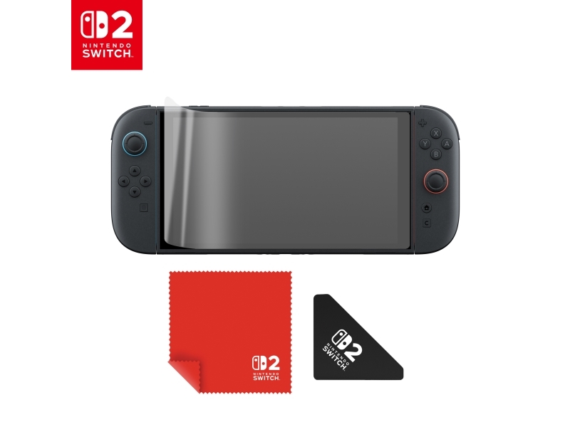 Turtle Beach TBA-8201-95, Näytönsuoja, Nintendo Switch 2, Läpinäkyvä, Polyvinyylikloridi (PVC), Silikoni, Sinivalosuojaus, Naarmuuntumisenkestävä, Kirkas näytönsuoja