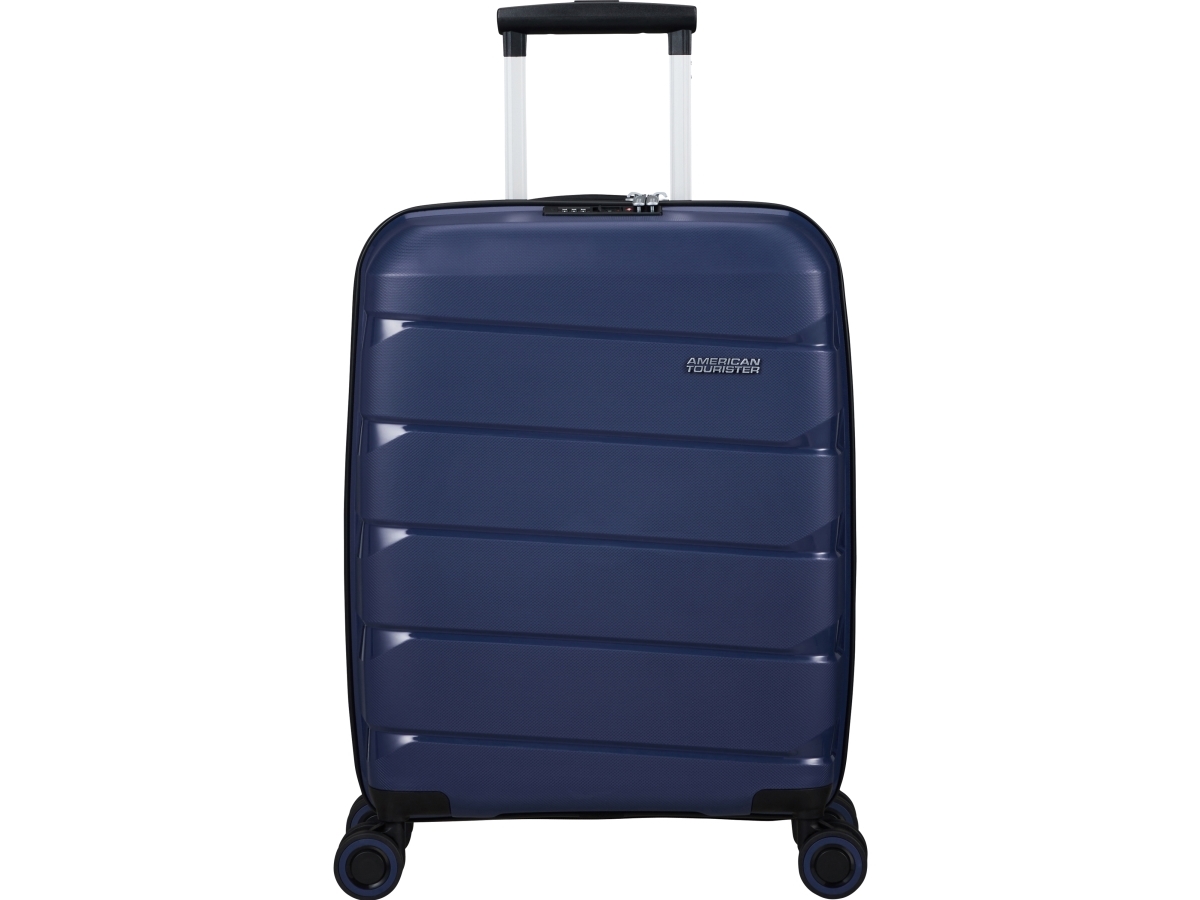 American Tourister Air Move, Trolley, Hard Shell, Navy, Midnight Navy, Cabin, 4 Wheel(S)