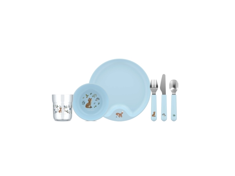 Little Dutch 108041065408, Toddler dinner set, Blå, Dreng
