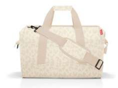 Reisenthel Allrounder L, Frau, Schultertasche, Groß, Reißverschluss, Beige, Einfarbig