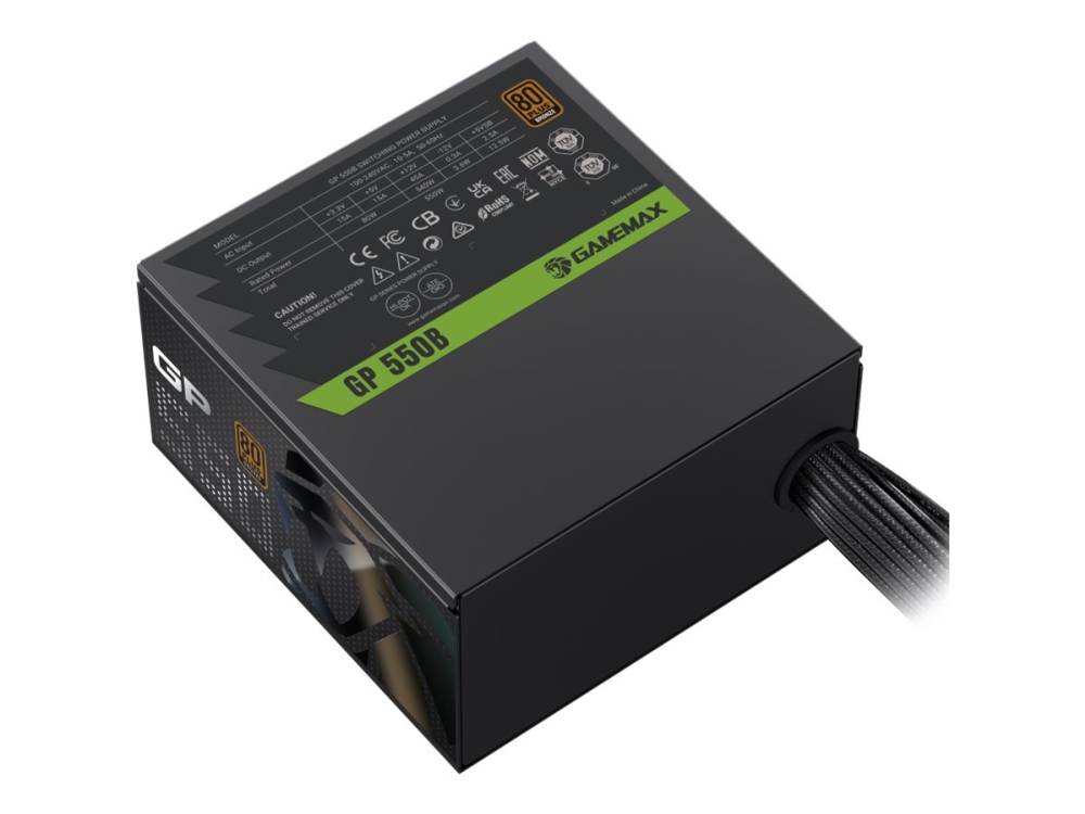 Gamemax Gamemax Netzteil Gp 550B | 550 W | Bronze | Non-Modular