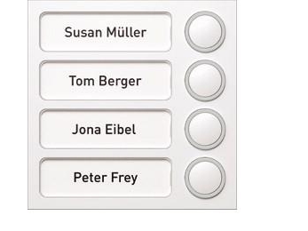 Ritto 1875470, Modul til opkaldsknap, Hvid, 95 mm, 33 mm, 95 mm