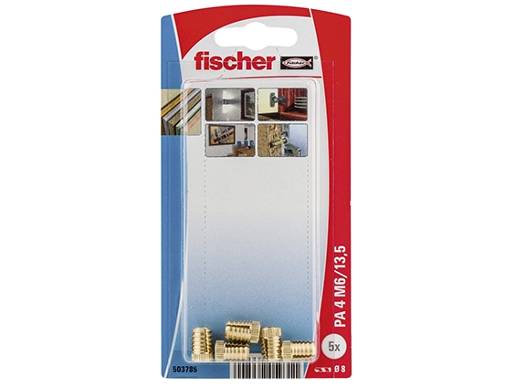 Fischer 503785, Bolt, Træ, CE, 5 stk