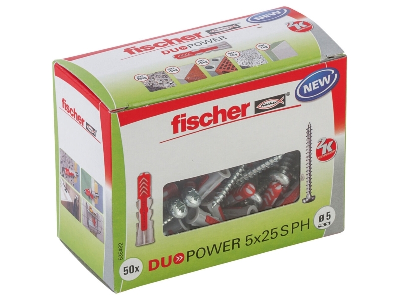 Fischer Duopower 5X25s Ph X 50 Ø5 - Skrue 4X35mm X 50 Ø4