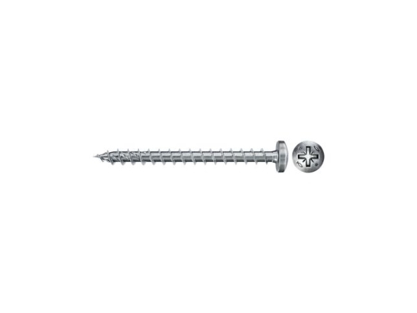 Fischer 670241, Skrue, Metal, Træ, Generel Nytteværdi, Fuld Tråd, Dome Hoved