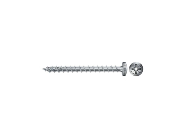 Fischer 670104, Skrue, Metal, Træ, Generel Nytteværdi, Fuld Tråd, Dome Hoved