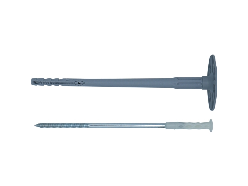 Fischer 534157, Skrue Og Vægstiksæt, Autoklaveret Gasbeton, Mursten, Beton, Gipsplade, Plast, Stål, 6 Cm, 108 Mm