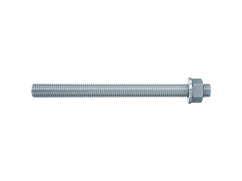 Fischer 519390, M8, Stahl, Vollgewindestange, Zink, 1 Cm, 90 Mm