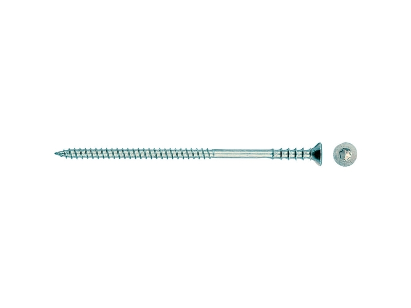 Fischer Juss, Skrue, Træ, Flad, Fladt Hoved, Torx, Sølv
