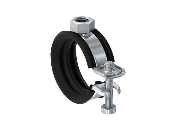 Fischer 562340, Rørholder, Stål, Sort, 12 - 15 mm, 6,35 mm (0.25), EPDM, Styren-butadien (SBR), Zink stål, 0,7 kN