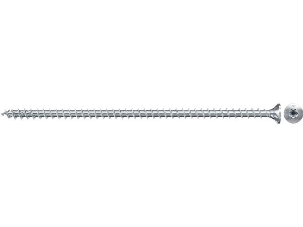 Fischer 562931, Skrue, Galvaniseret Stål, Træ, Fuld Tråd, Forsænket Hoved, Torx