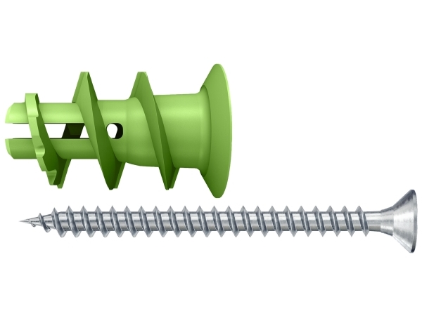 Fischer Gk Green S K Nv Dyvel Til Gipsplader 22 Mm 532729 1 Sæt, 5 Stk