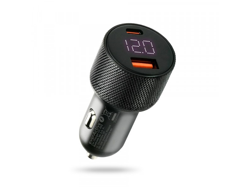 Everactive Cc-50Q Kfz-Ladegerät Mit Usb Qc3.0-Port Und Usb-C Pd 75 W