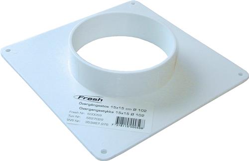 Fresh övergång 175 x 175 mm, stos Ø102 mm | Belysning - Ljuskälla - E14 Ljuskälla | GameStuff