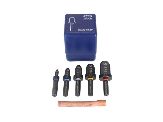 Spin muffe værktøj HVAC 5 dl - Passer til dimensioner 1/4-3/8-1/2-5/8-3/4''
