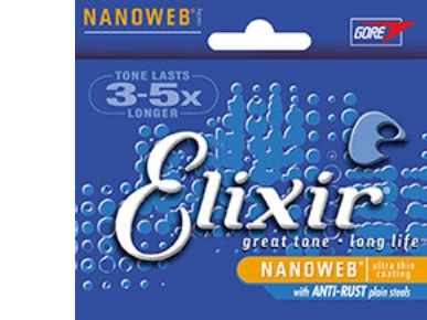 Elixir Strings Elixir-strenge til elektrisk guitar Elixir 12077 Nanoweb 10-52