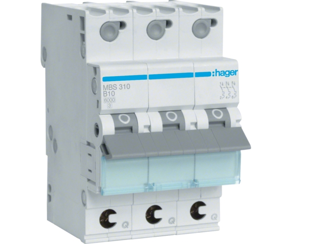 Hager Mbs310, Type B