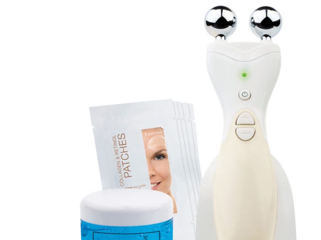 Rio FALI, Skin faradic/iontophoresis therapy, Beige, Vit, 10 min, Chin, Crows feet, Forehead, Nasolabial, Under eye, Upper lip, Batteri, PP3 | Annan EL - Ansikte sol | GameStuff