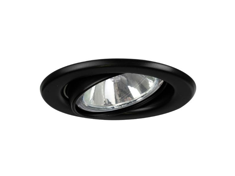 Brumberg 2034.08, Einbaustrahler, Gx5.3, 1 Glühbirne(N), Halogen, Schwarz