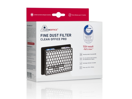 Clean Office Pro Feinstaubfilter, Udgangsfilter, Sort, 1 Stk