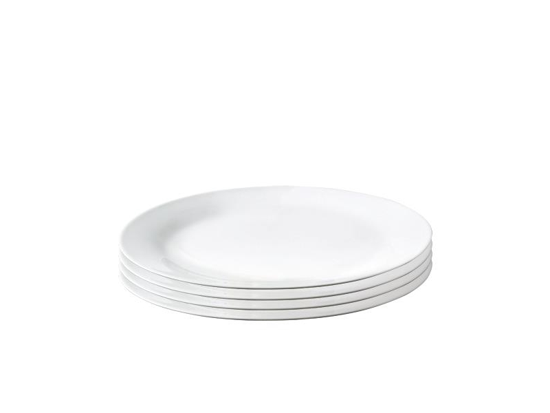 Tallrik aida daily design 24cm vit låda med 4 st | N - A | GameStuff