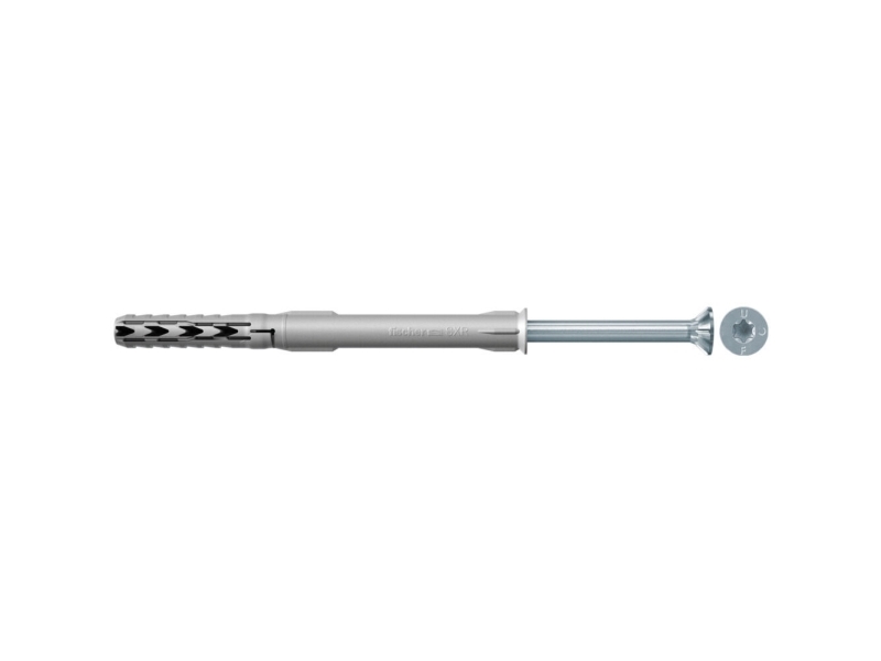 Fischer 502999, Kit med skruv och väggplugg, Tegel, Betong, Torx, TX30, ETA-07/0121, 60 mm | Verktyg & Verkstad - Infästning - Råpluggar och pluggar | GameStuff