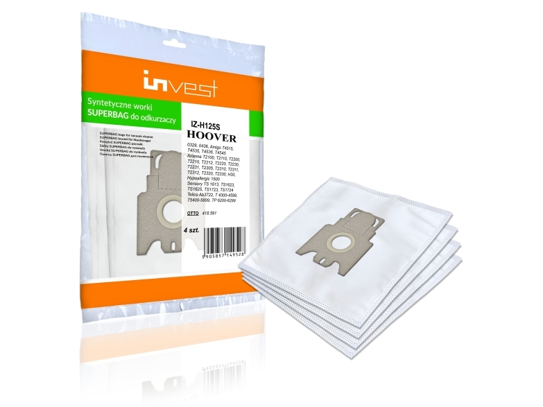 Hoover Tasche Invest Iz-H125s H30 Work (Telios, Sensory, Arianne)