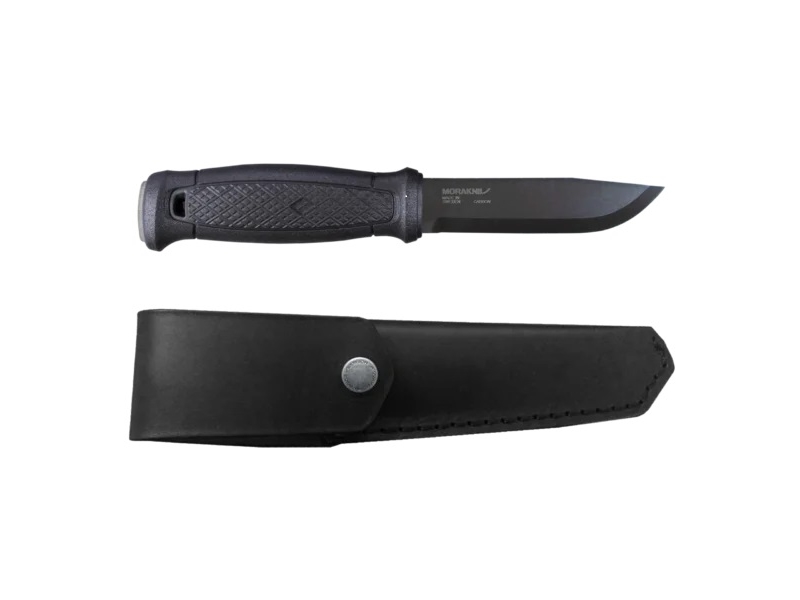 Morakniv Garberg, Enkelt, Jagtkniv, Dråbepunkt, Kulstofstål, Polyamid, Sort