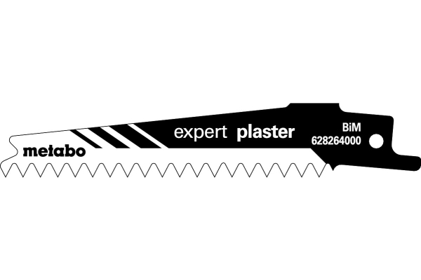 Metabo 628264000, Sticksågsblad, Gipsskivor, Bimetall, Svart, Vit, 10 cm, 4,2 mm | Bajonettsågar | GameStuff