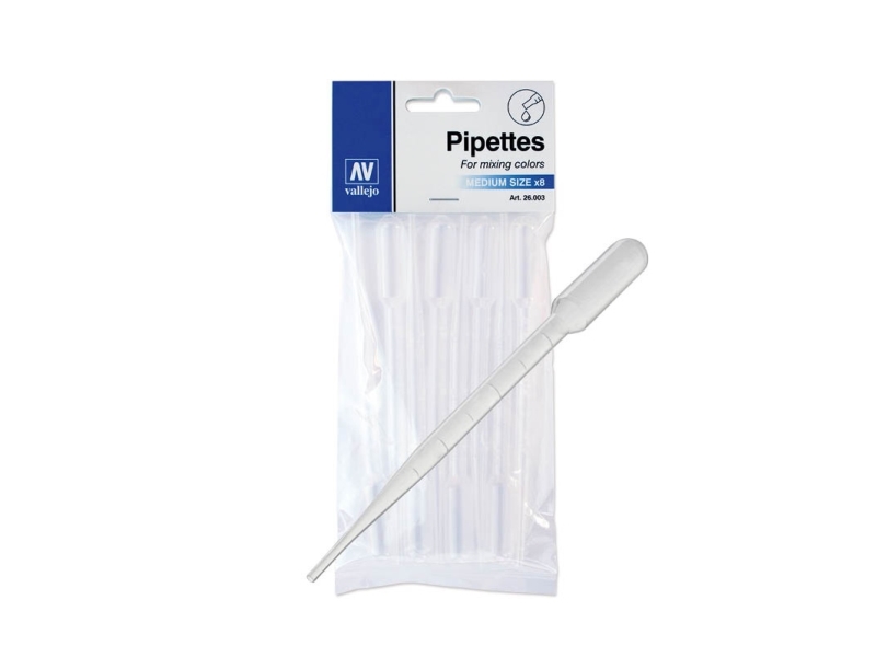 Vallejo - Hobby Tools - Pipettes - Medium - 3 Ml - 8 Stk - 26003