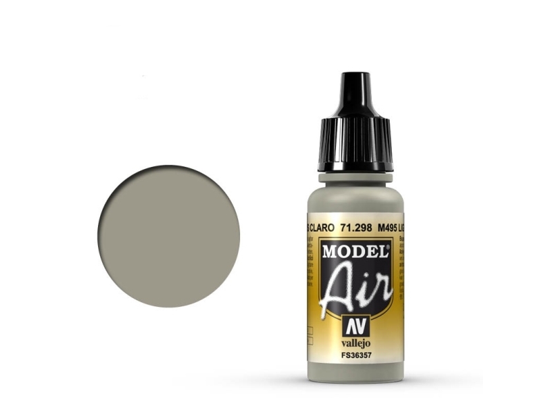 Vallejo 71.298, 17 Ml, Grå, Mat, Flaske