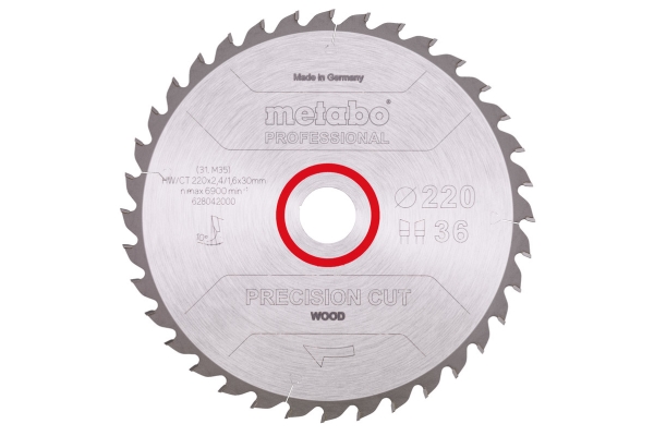 Metabo 628042000, Spånplade, Lamineret Panel, Mdf, Krydsfiner, Træ, 22 Cm, 3 Cm, 1,6 Mm, 2,4 Mm, Uk 290 / Uk 333 / Secanta
