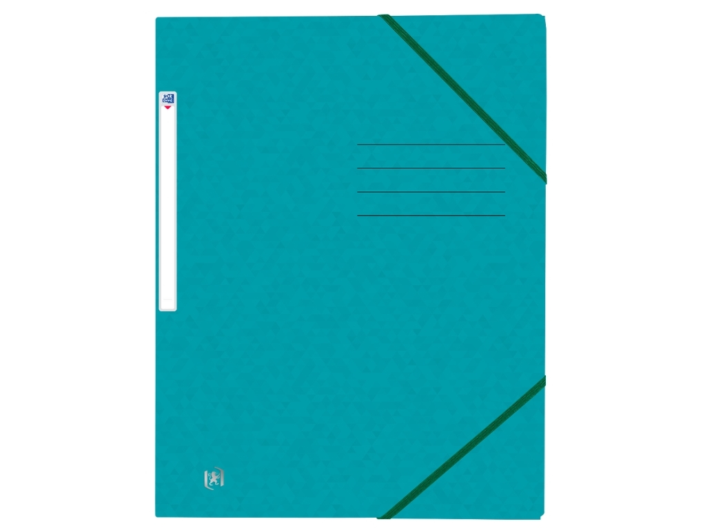FOLD ELAST OXFTFILE+ PRI A4 AQUA