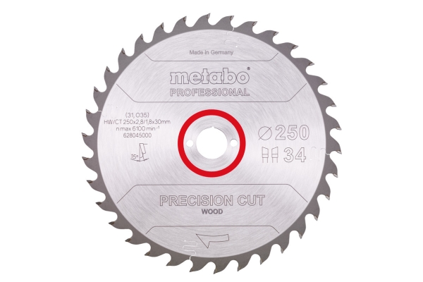 Metabo 628045000, Spånplade, Lamineret Panel, Mdf, Krydsfiner, Træ, 25 Cm, 3 Cm, 1,8 Mm, 2,8 Mm, Kgt 500 / Kgt 501 / Kgt 550 / Pku 250 / Pk 255 / Pkf